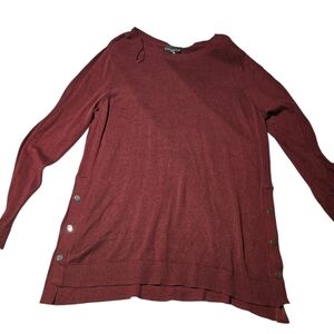 Simply Styled Women's Burgundy Sweater